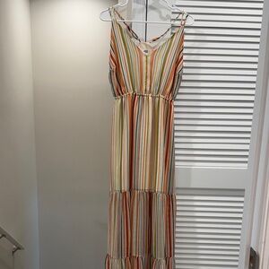 Jack by BB Dakota Multicolor Striped Maxi Dress